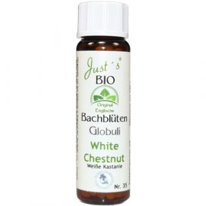 White Chestnut Nr. 35 Globuli Just´s BIO Bachblüten alkoholfrei